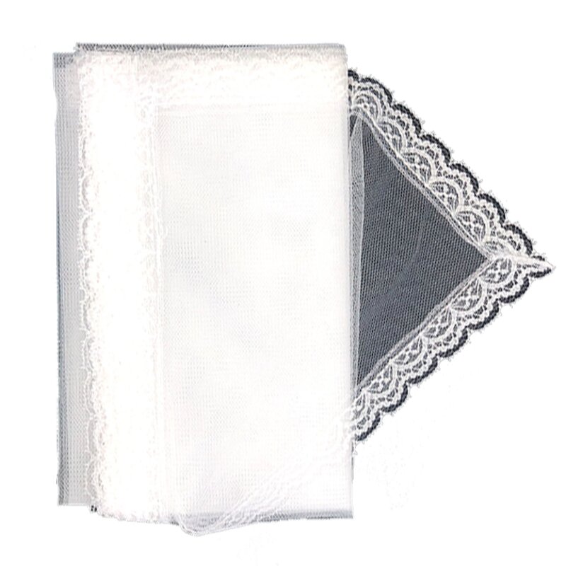 Véu Renda Simples 2,00 x 0,60 Branco (10 unid)